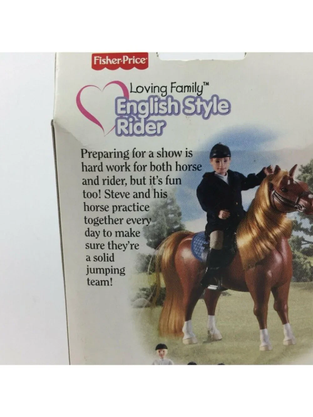 Vintage Fisher Price Loving Family English Style Rider Steve 75270